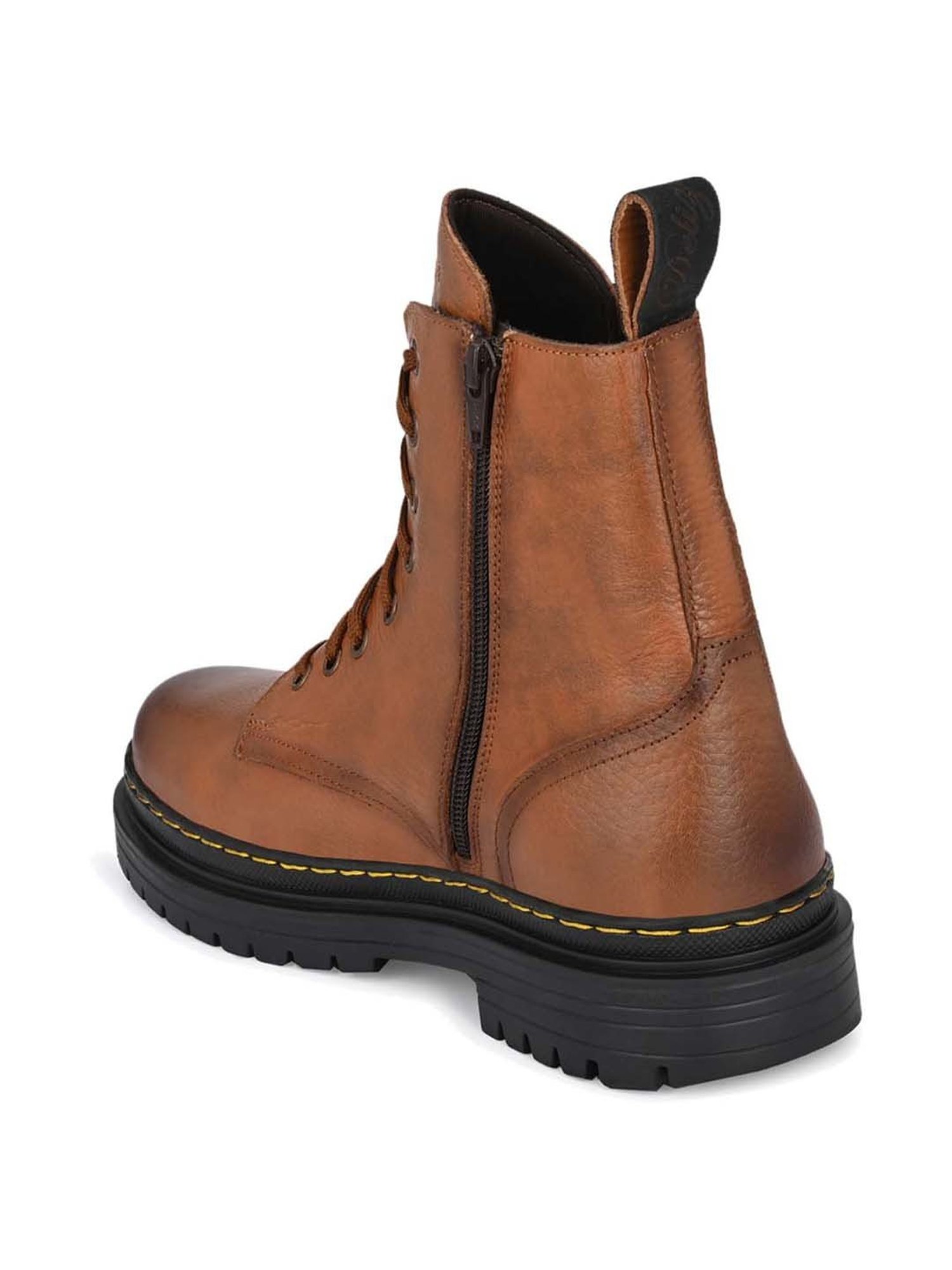 Delize Men's Tan Derby Boots