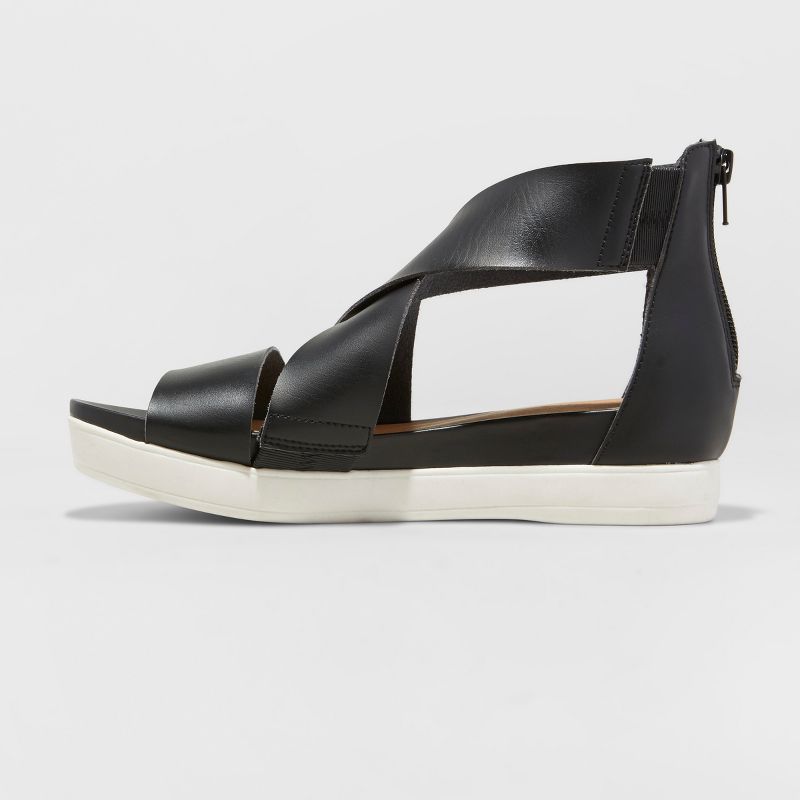 Women's Hartley T Strap Thong Sandals - Universal Thread™ Black 9