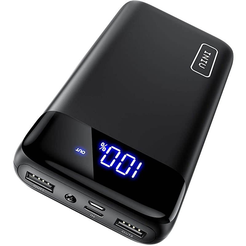 Portable Charger, 20W PD3.0 QC4.0 Fast Charging LED Display 20000mAh Power Bank, Tri-Outputs Battery Pack Compatible with iPhone 12 11 XS X 8 Samsung S20 Google LG iPad Tablet etc. [2021 Version]