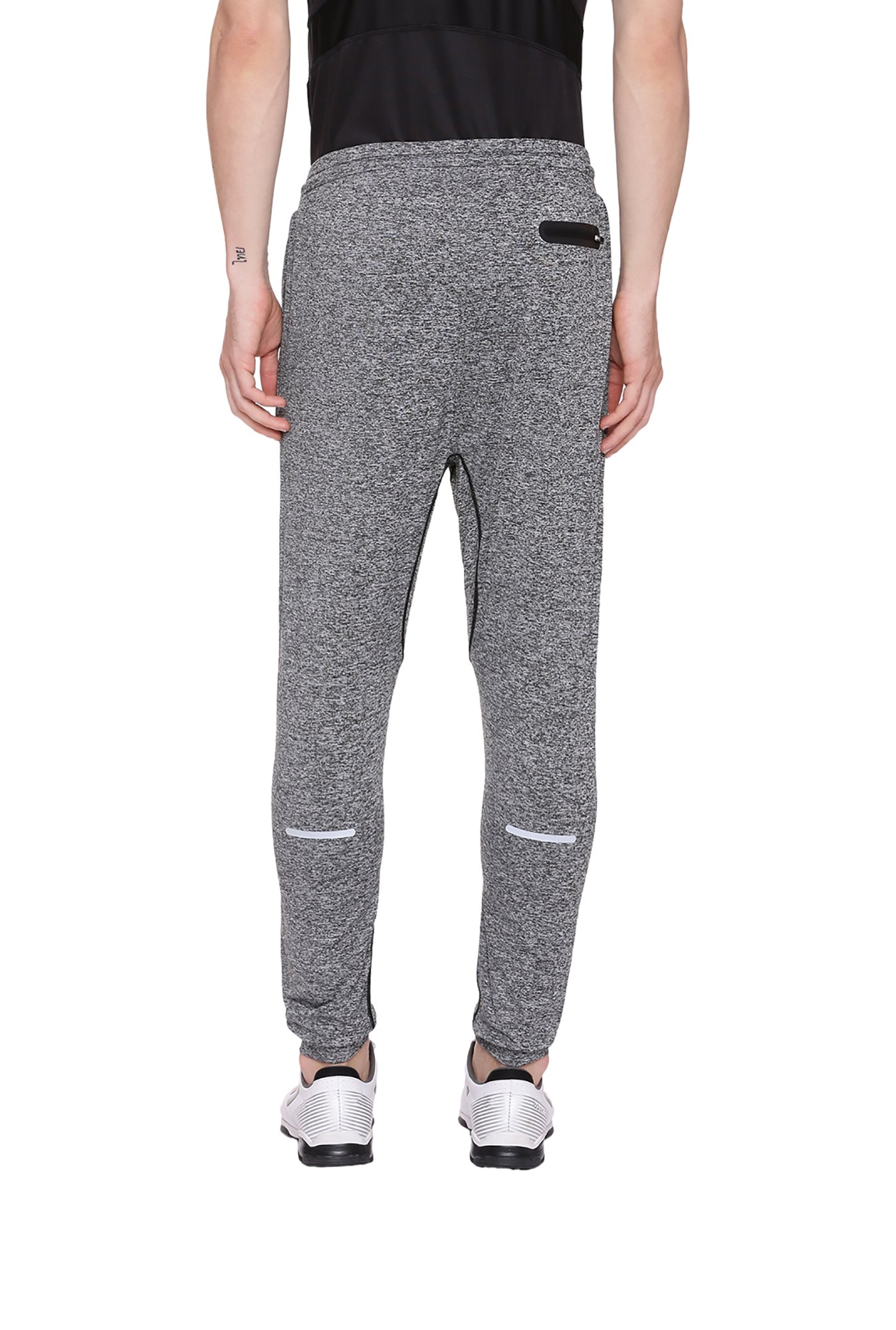Basics Grey Polyster Trackpants