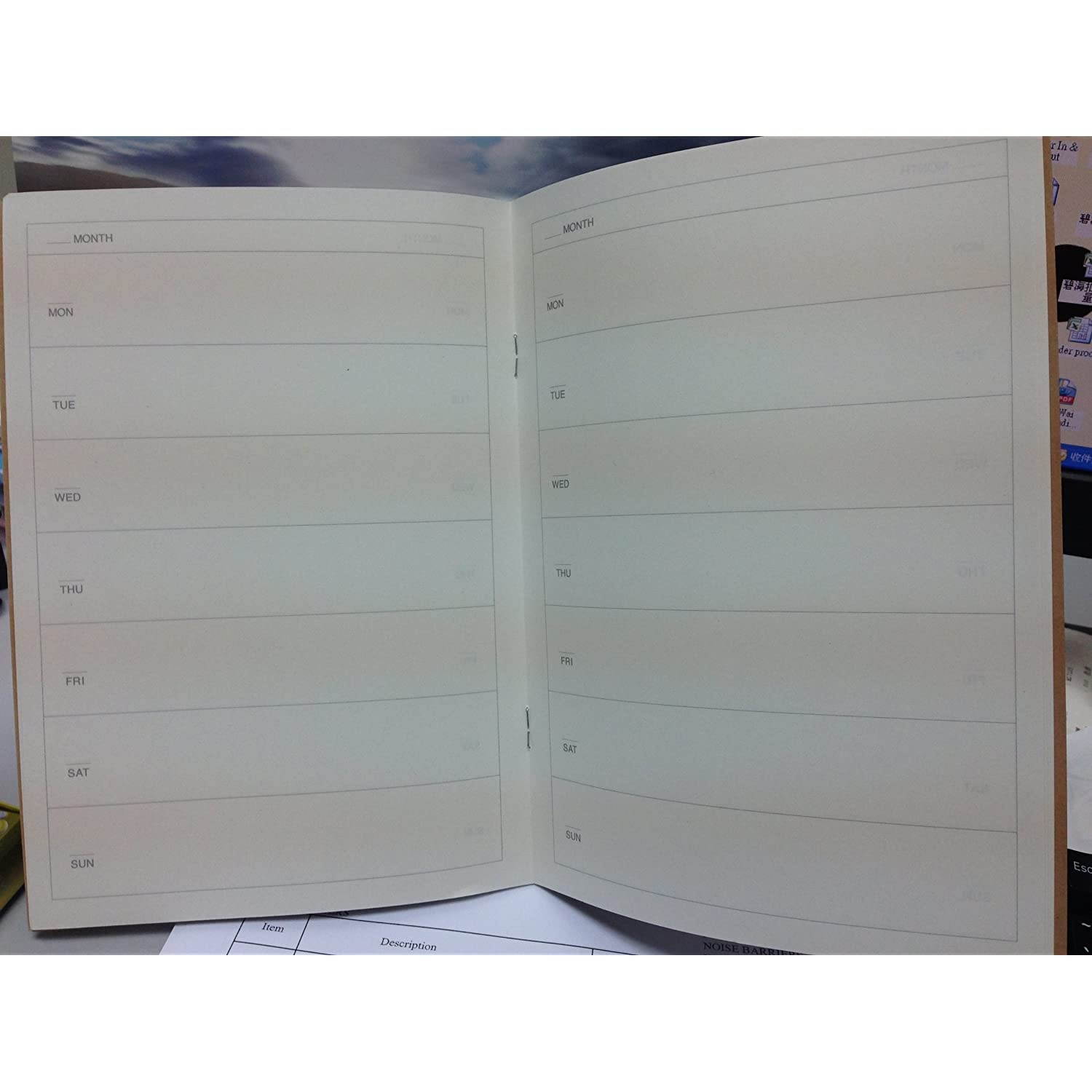 JAPAN MUJI A5 Schedule Note - For Weekly 32 sheets, Model:, Office Accessories & Supply Shop