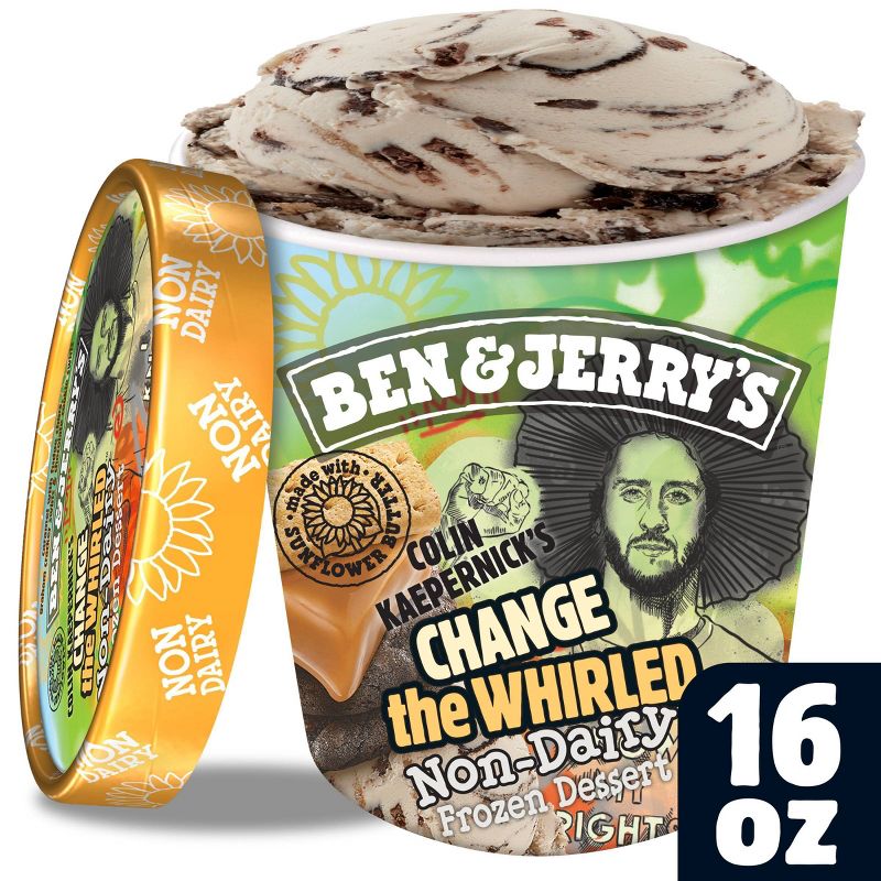 Ben & Jerry's Colin Kaepernick's Change The Whirled Non-Dairy Frozen Dessert - 16oz