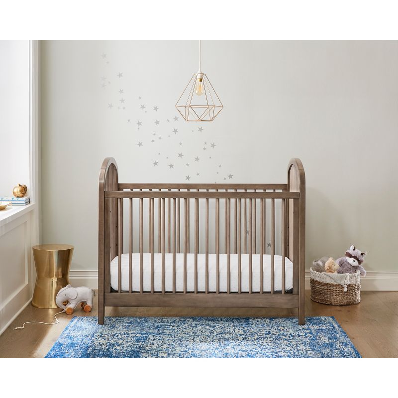 Contours Elston 3-in-1 Convertible Crib - Antique Gray