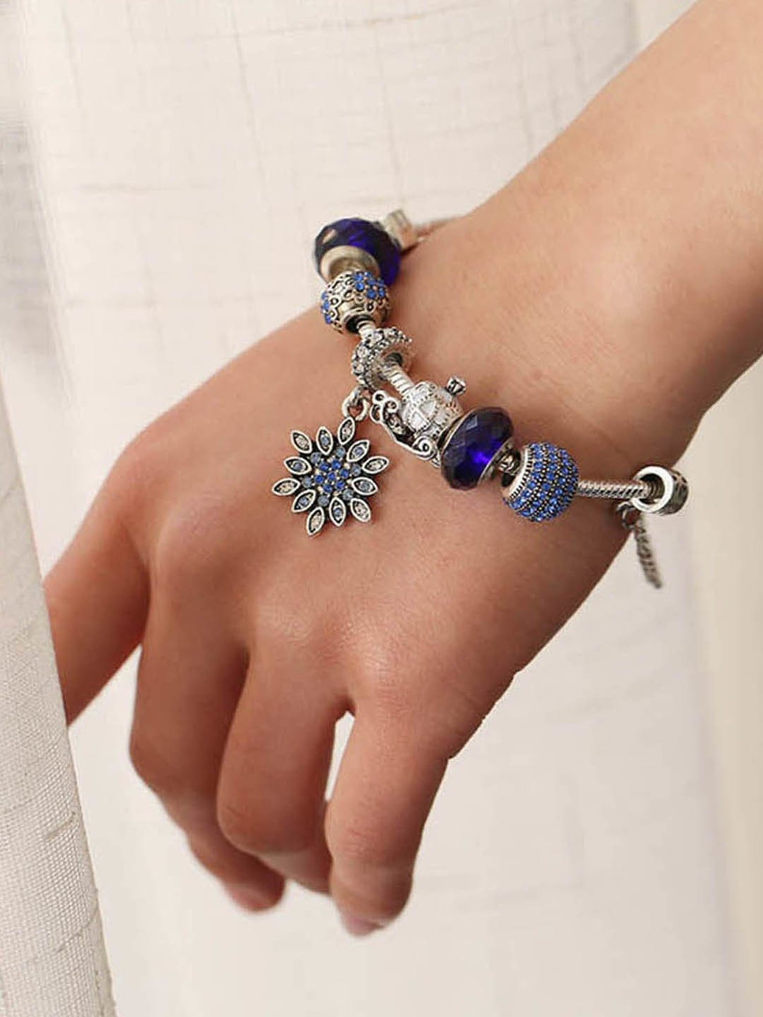 The Real Effect London 800 Silver CZ Bracelet for Women