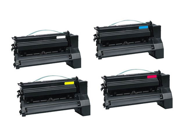 Remanufacture New York Toner Set Lexmark C7700KS C7700CS C7700MS C7700YS Toner Cartridge - Black Cyan Magenta Yellow