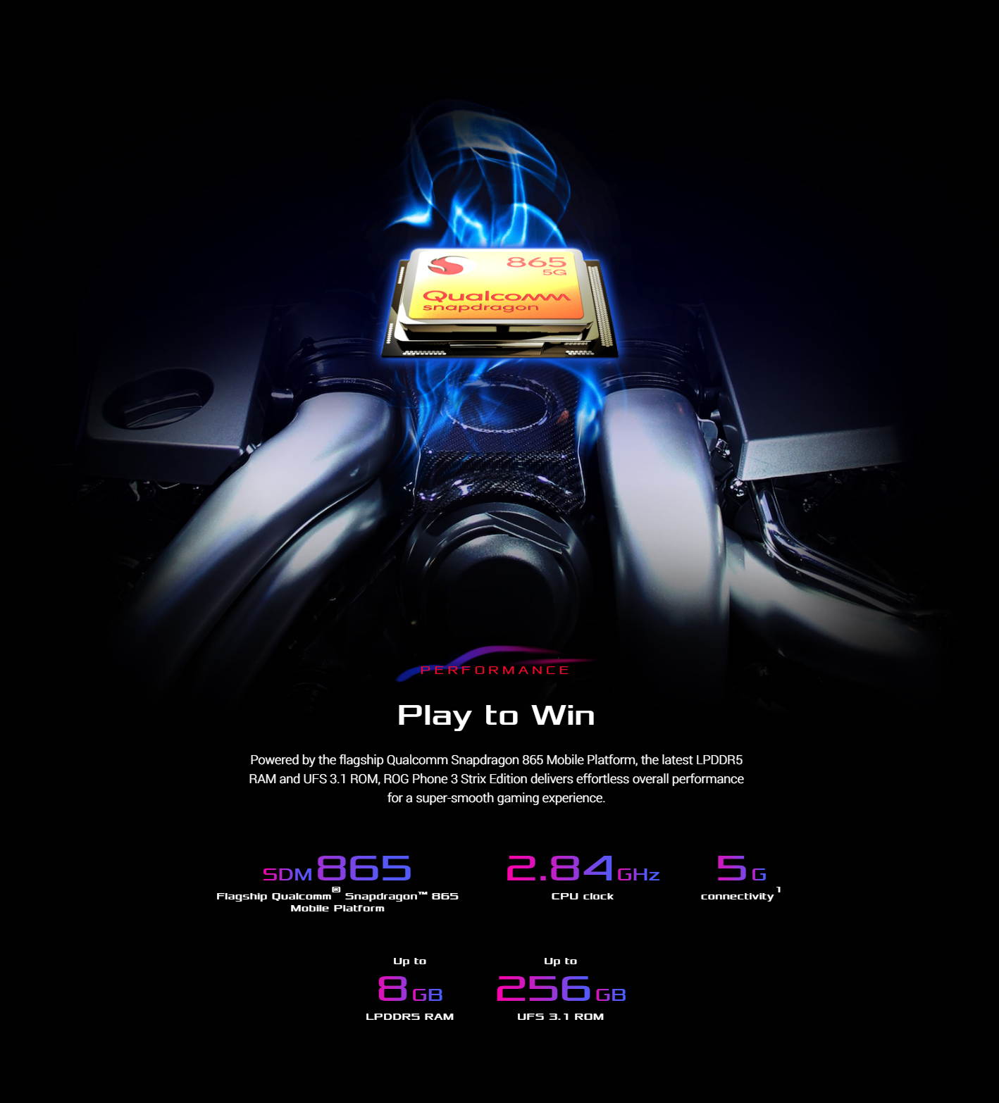 Original Global Rom Vesion ASUS ROG Phone 3 5G Snapdragon 865+ Game Phone RAM12GB/16GB ROM 128GB/256GB/512GB Dual Sim (GSM Only | No CDMA) Unlocked - Black