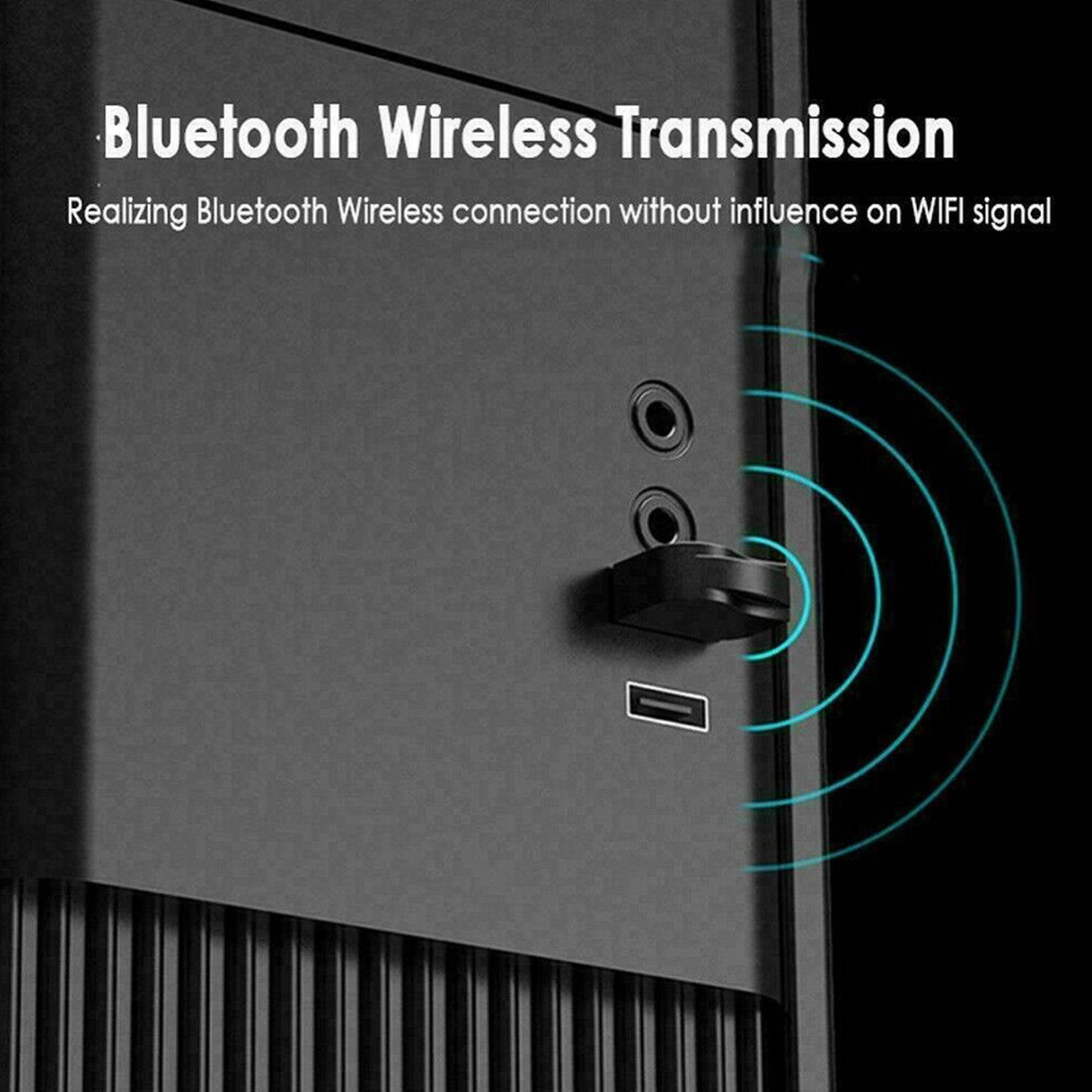 USB Bluetooth 5.0 Adapter Wireless Dongle Stereo Receiver Audio For TV PC Laptop