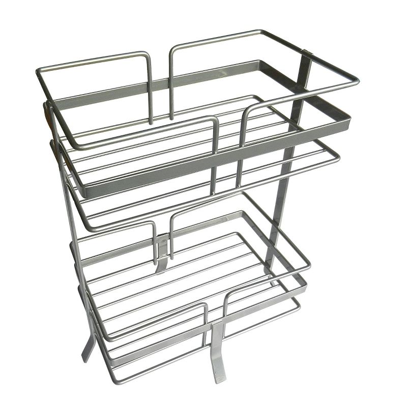 Shower Caddy Silver 12" - Elegant Home Fashions