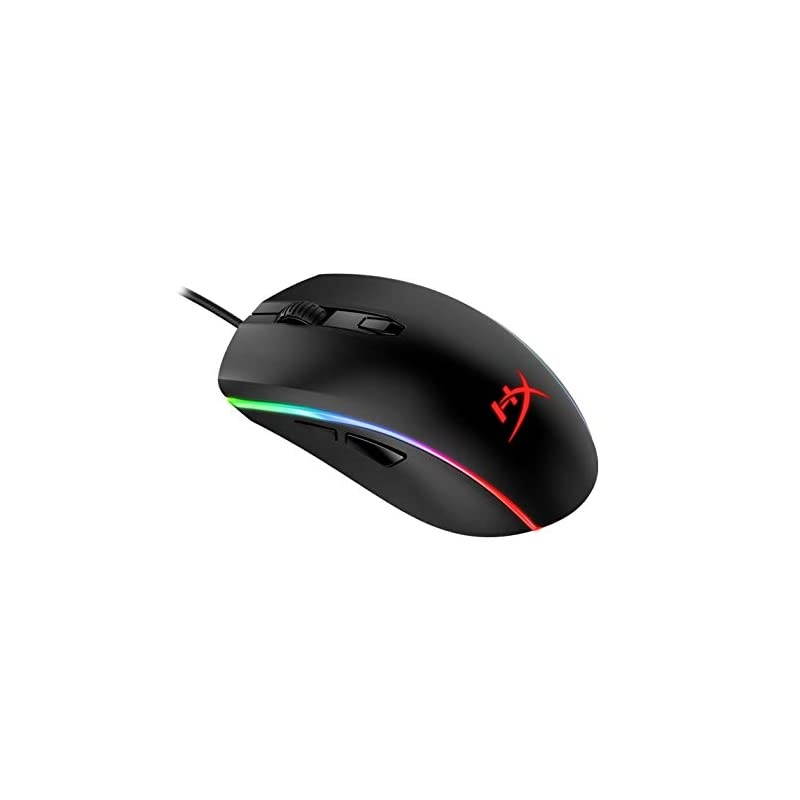 Pulsefire Surge RGB Wired Optical Gaming Mouse Pixart 3389 Sensor up to 16000 DPI Ergonomic 6 Programmable Buttons Compatible with Windows 108187 Black