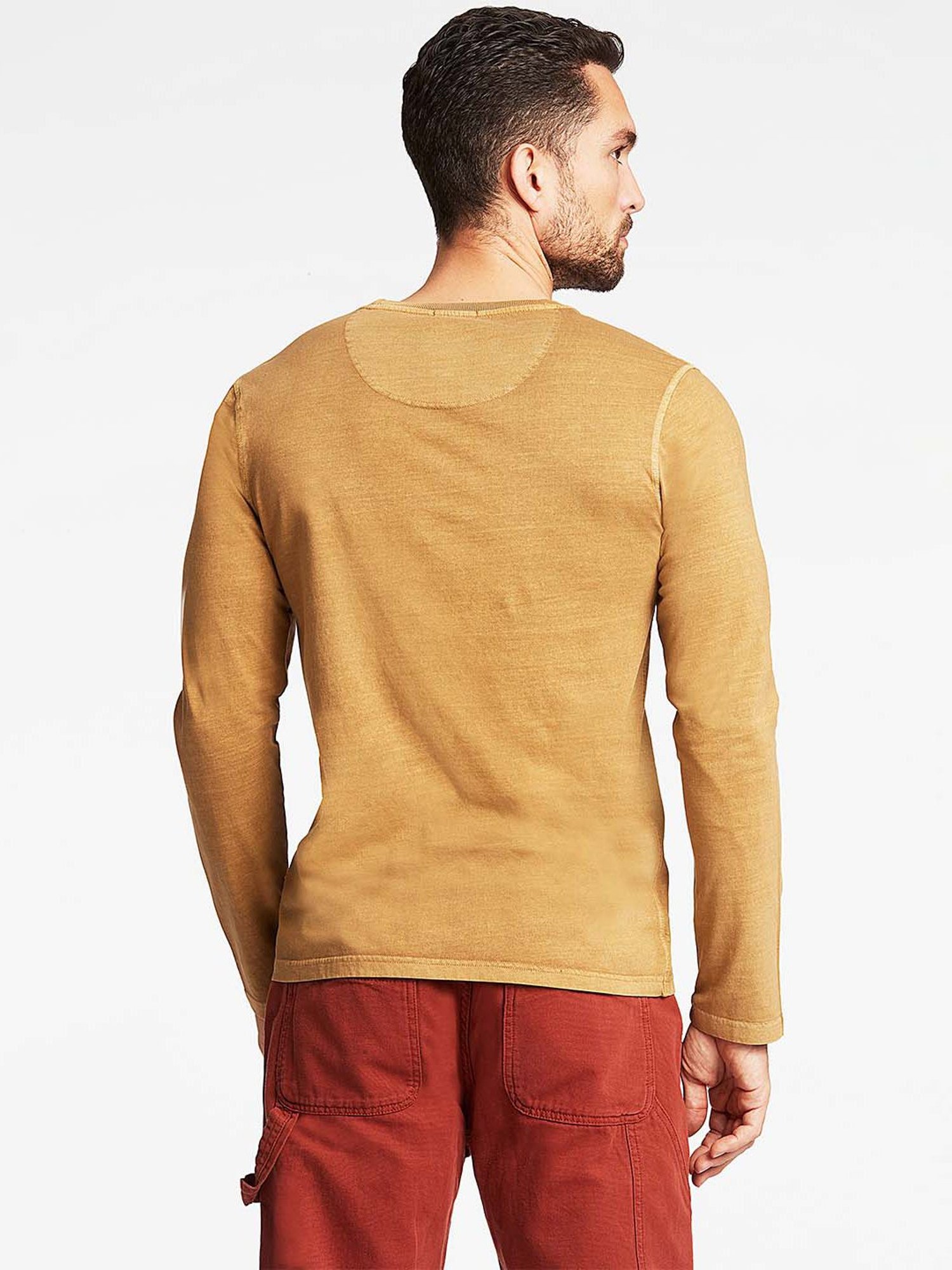 Lindbergh Mustard Crew T-Shirt