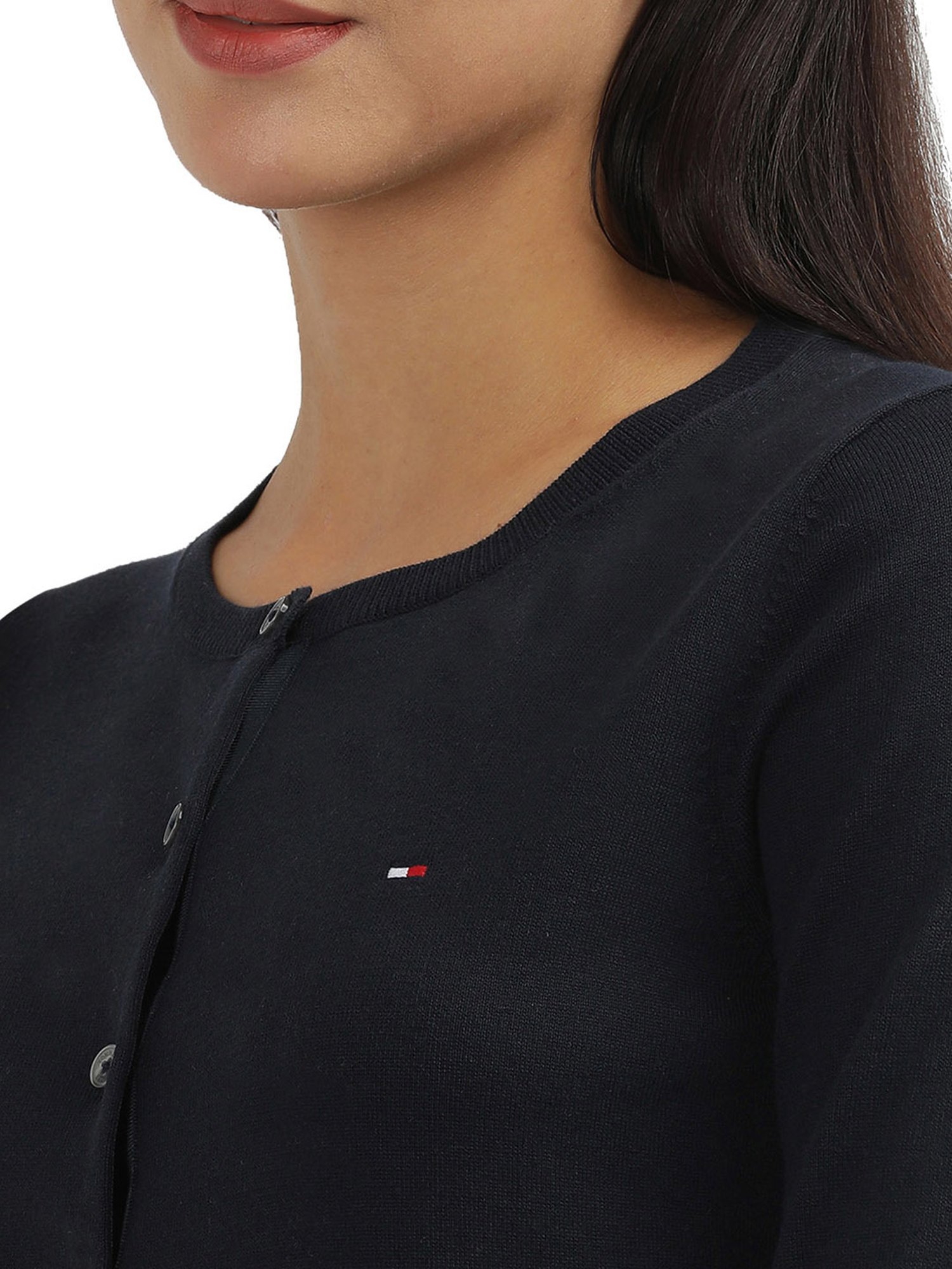 Tommy Hilfiger Navy Regular Fit Cardigan