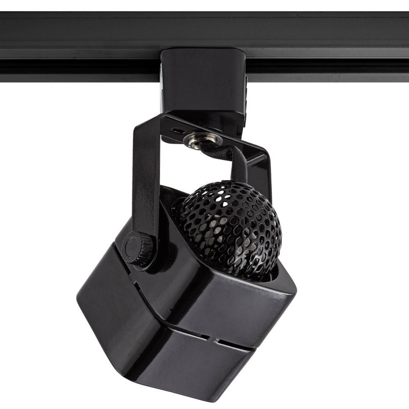 Pro Track Black Square 6.5 Watt LED Bullet Head for Juno Track System