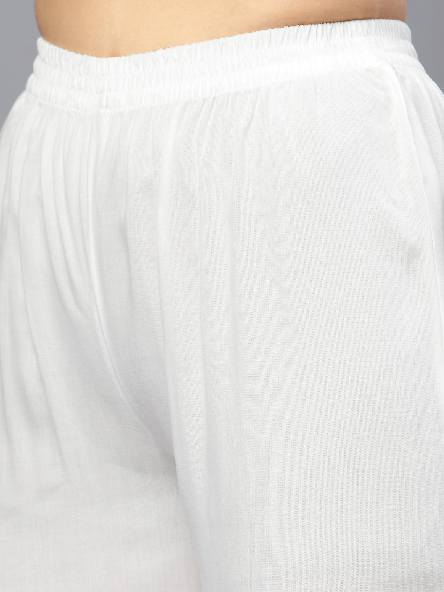 Stylum Turquoise & White Embroidered Kurta Pant Set With Dupatta