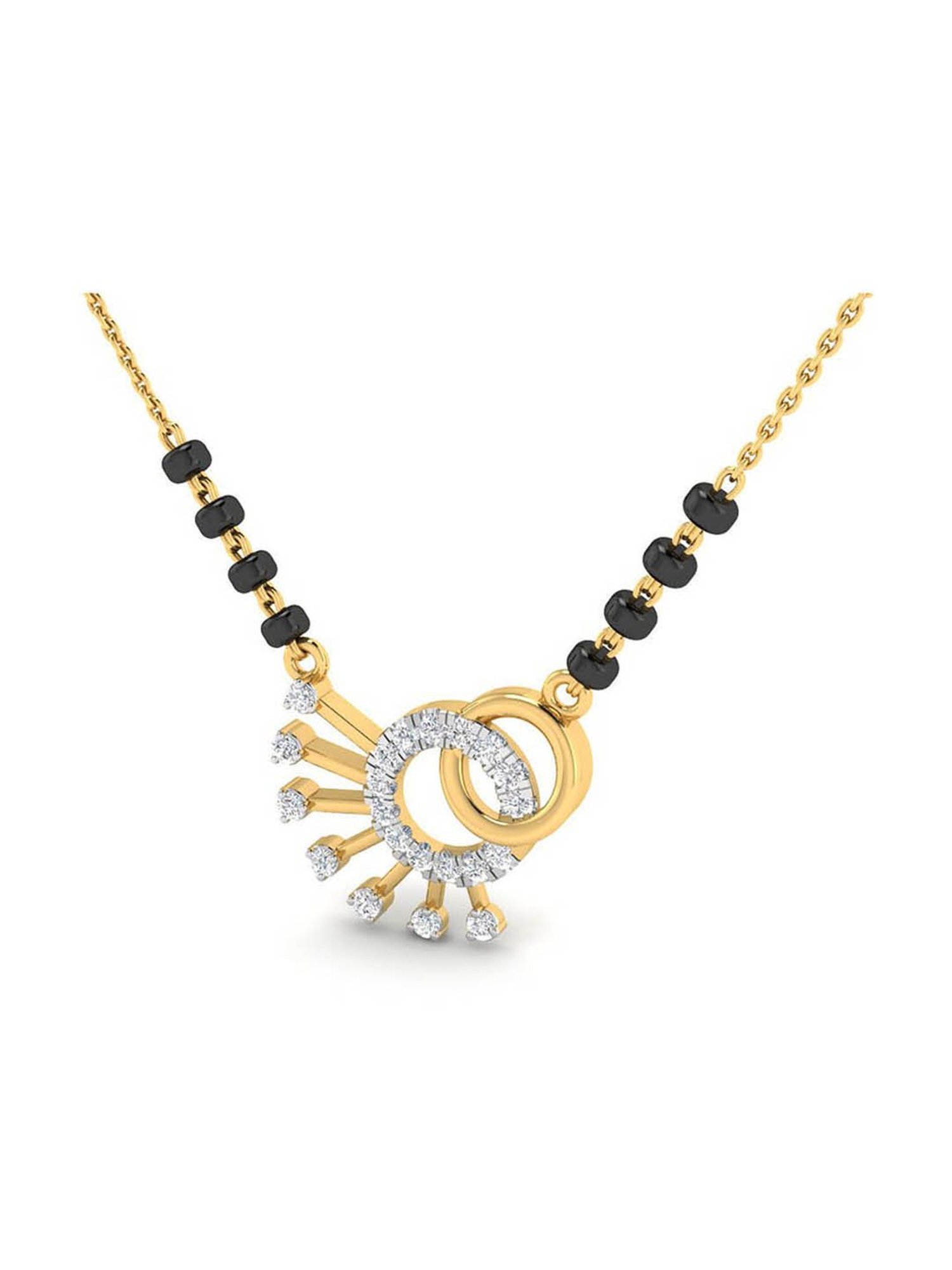 Waman Hari Pethe Jewellers 18k Gold & Diamond Mangalsutra for Women