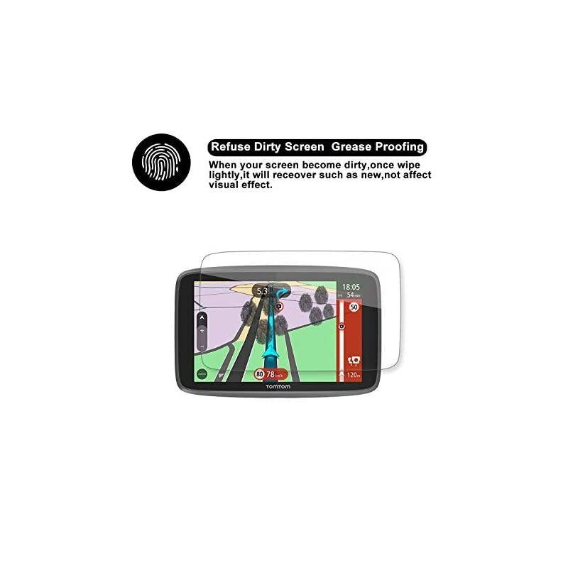 Special for Tomtom GO 620 6200 6250 GPS 6-Inch Display Navigation Screen Protector,  HD Clear Tempered Glass Screen Guard Shield Scratch-Resistant Ultra HD Extreme Clarity