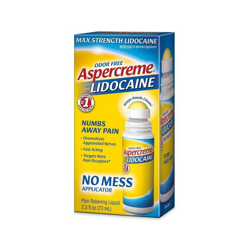 Aspercreme Lidocaine with No Mess Applicator - 2.5oz.