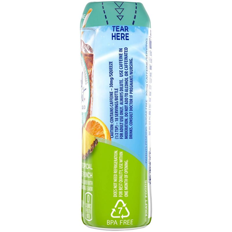 Crystal Light Caffeine Tropical Paradise Punch Liquid Drink Mix - 1.62 fl oz Bottle