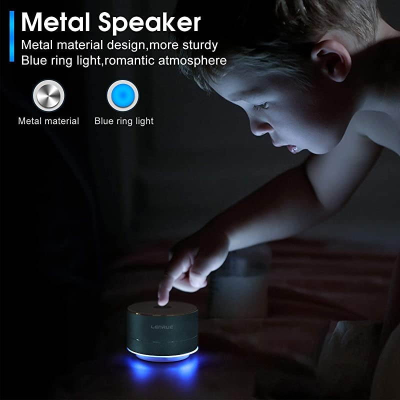Portable Wireless Bluetooth Speaker with Built-in-Mic,Handsfree Call,AUX Line,TF Card Slot,HD Sound and Bass for iPhone Ipad Android Smartphone and More