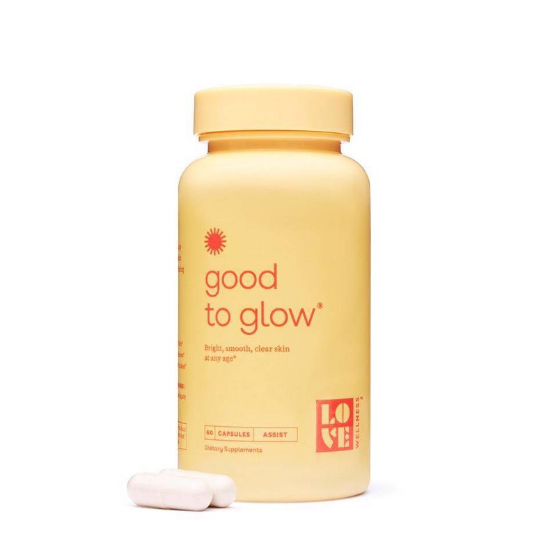 Love Wellness Good to Glow Dietary Supplements - 60ct