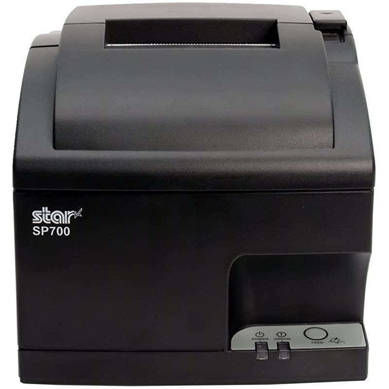 SP742ME Ethernet (LAN) Impact Receipt Printer with Auto-cutter and Internal Power Supply - Gray