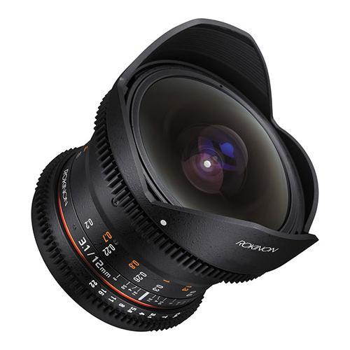 Rokinon 12mm T/3.1 Full Frame Cine DS Fisheye Lens (for Video DSLR Canon EOS Cameras)