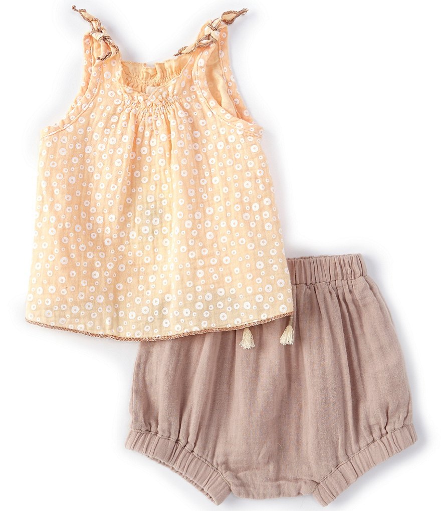 Peek Baby Girls 3-24 Months Catheryn Playground Tank Top & Shorts Set