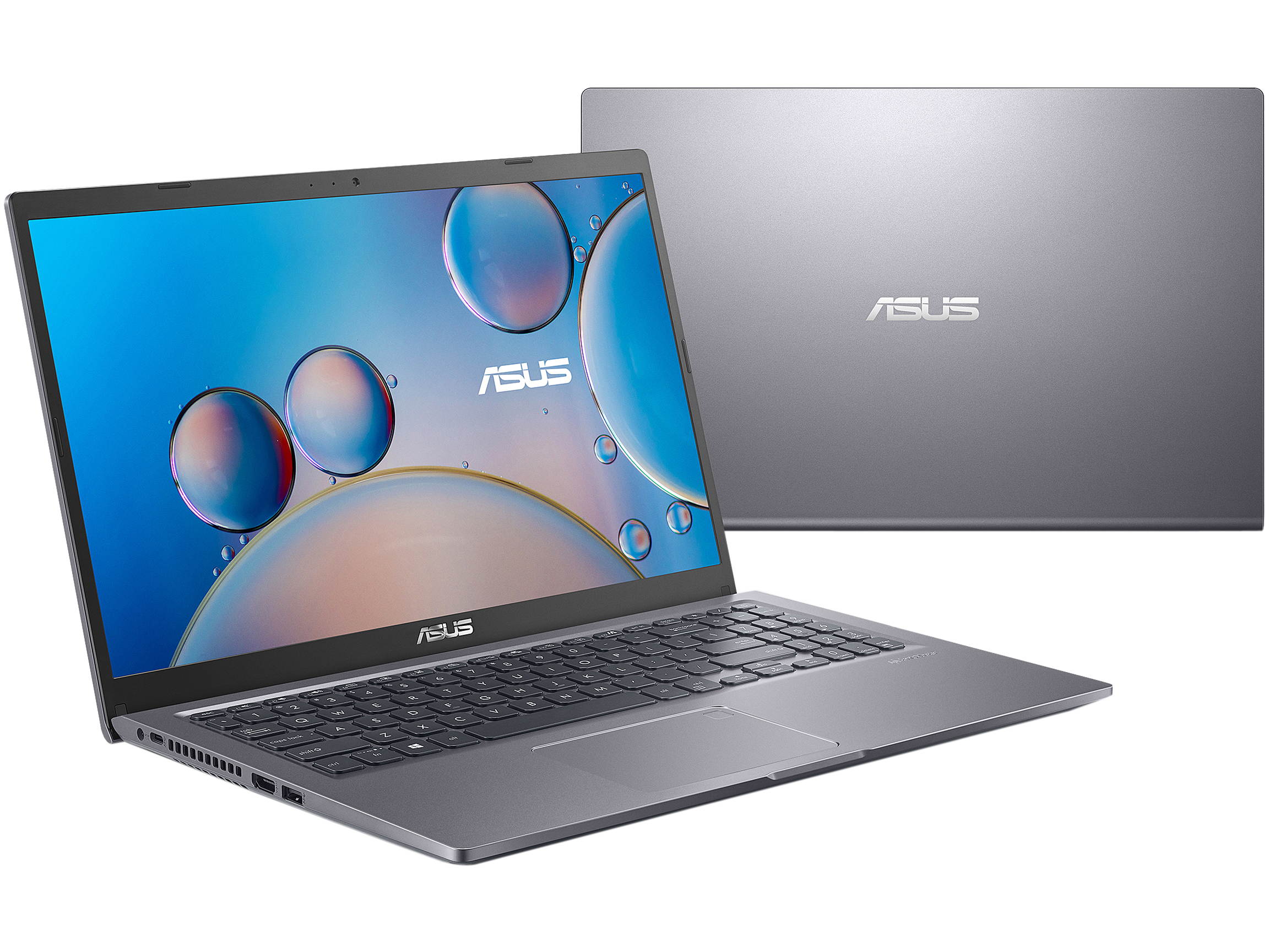 ASUS VivoBook 15 M515 Thin and Light Laptop, 15.6" IPS FHD Display, AMD Ryzen 7 5700U, 8GB DDR4 RAM, 512GB PCIe SSD, Fingerprint Reader, Windows 10 Home, Slate Grey, M515UA-EB71
