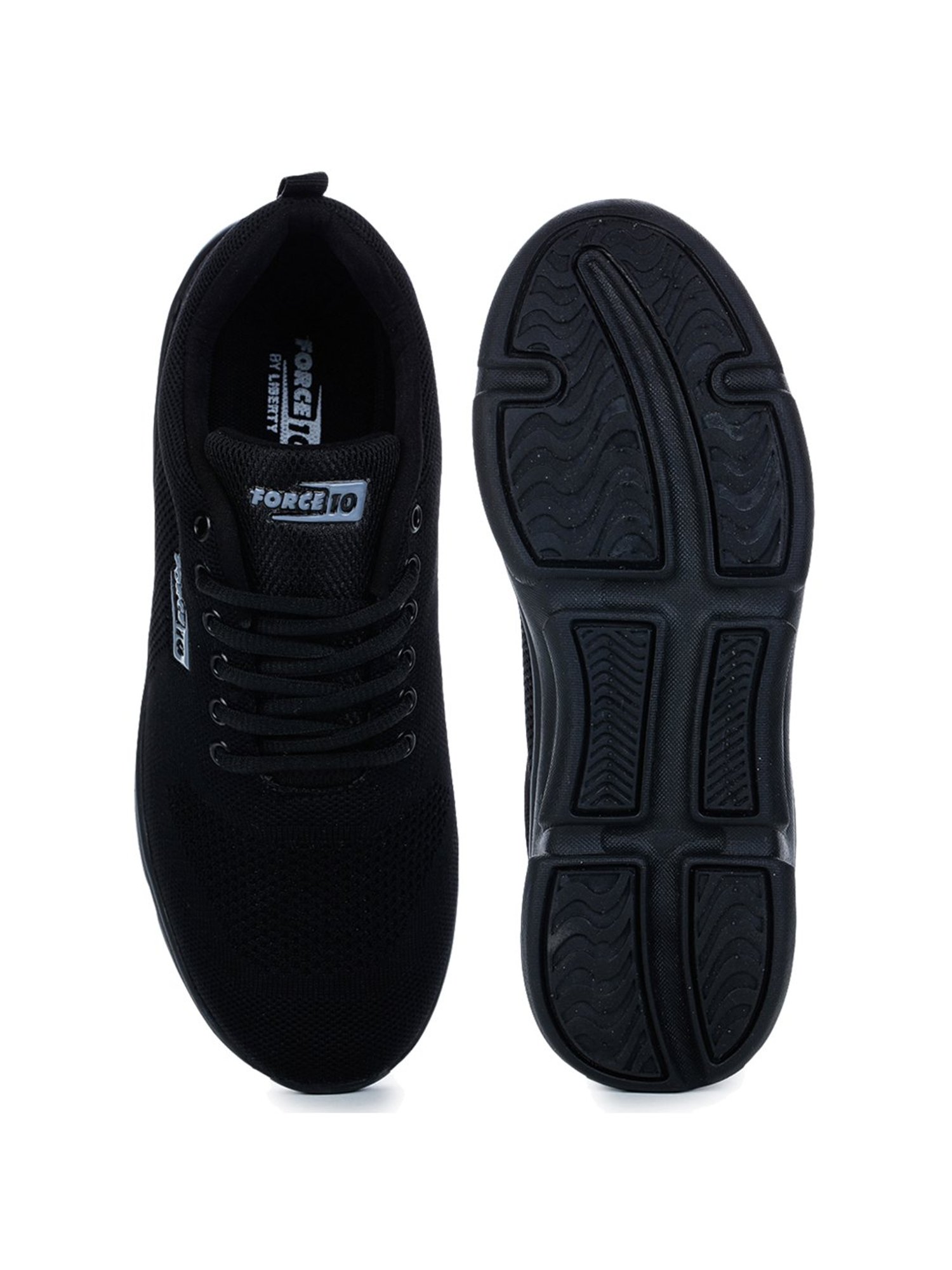 Force 10 by Liberty Men's Black Walking Shoes