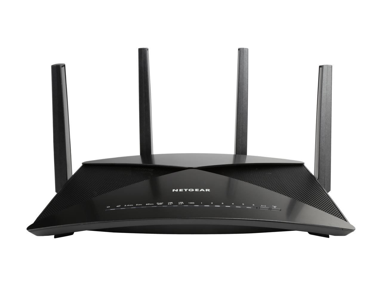 Open.Box - NETGEAR Nighthawk X10 AD7200 802.11ac/ad Quad-Stream WiFi Router (R9000)