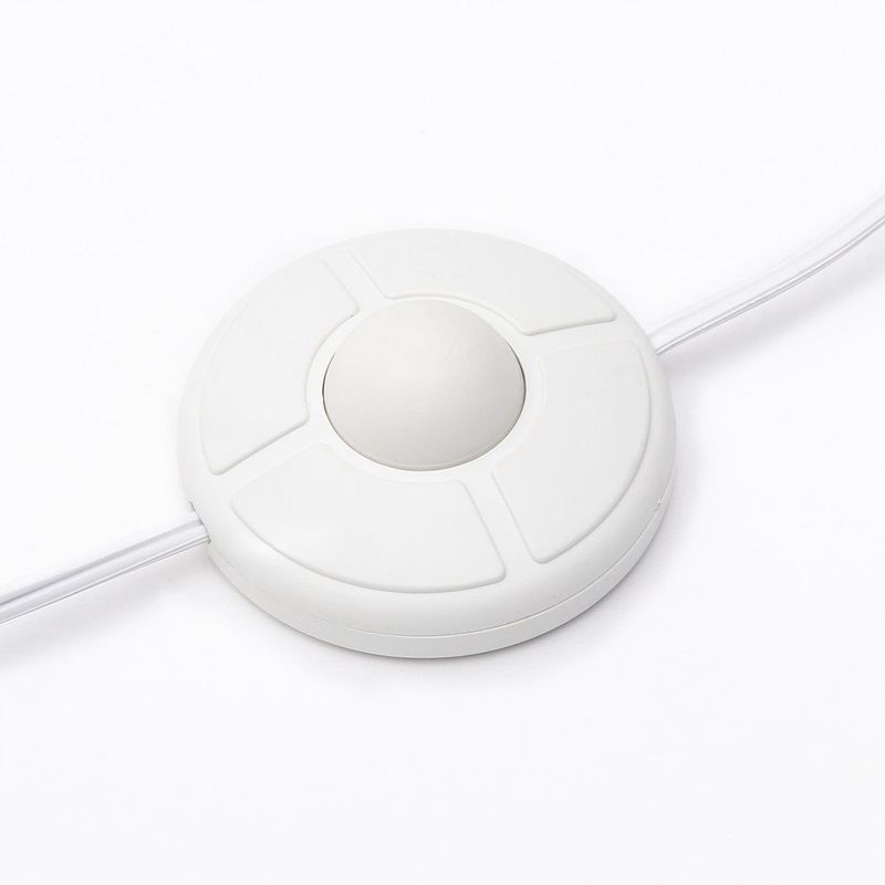 Home Heritage 7 Foot Prelit Artificial Pencil Christmas Holiday Tree with White LED Lights, Folding Metal Stand and Easy Assembly, Champagne