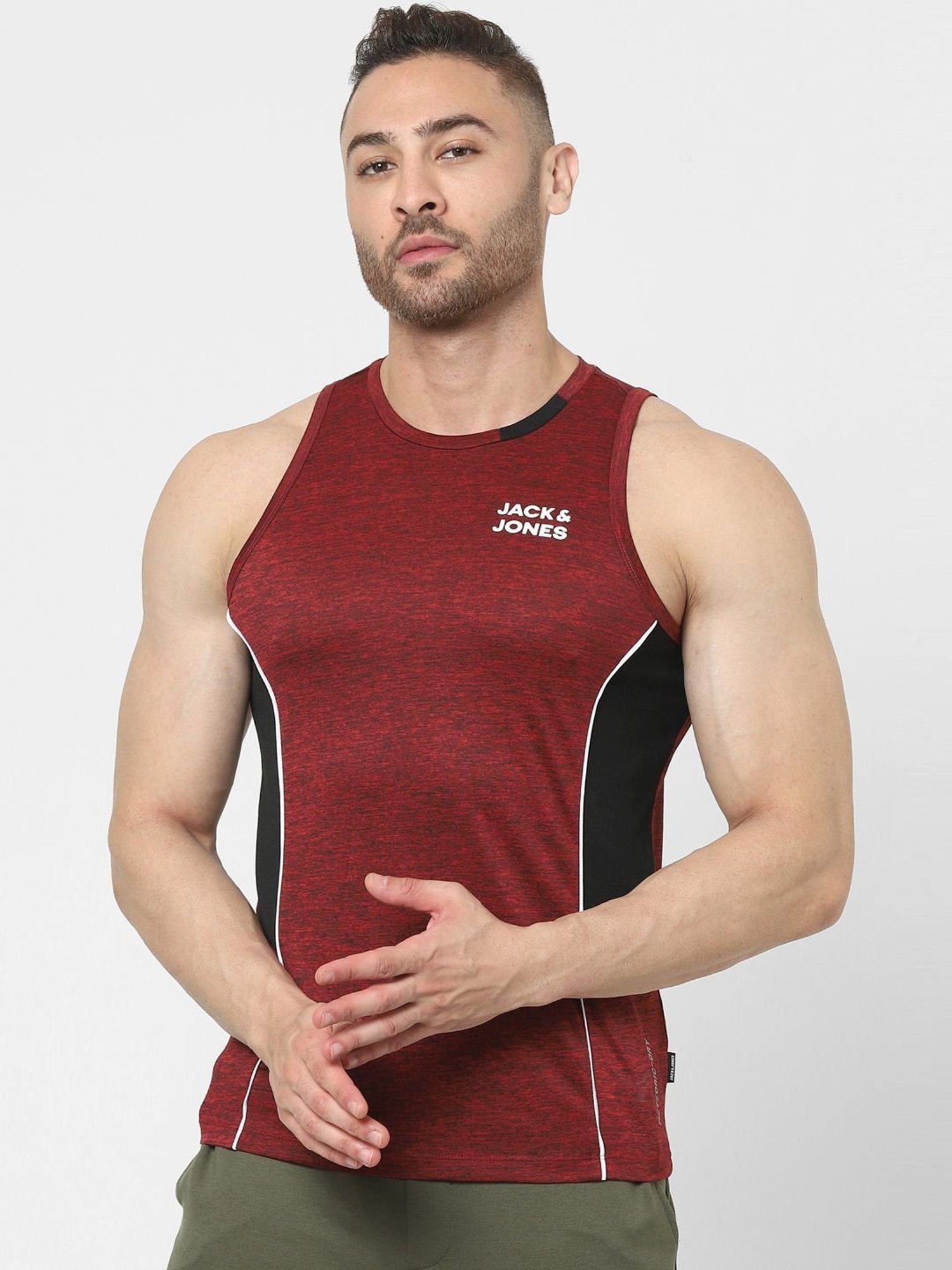 Bodycare Anthra Melange Regular Fit Thermal Top