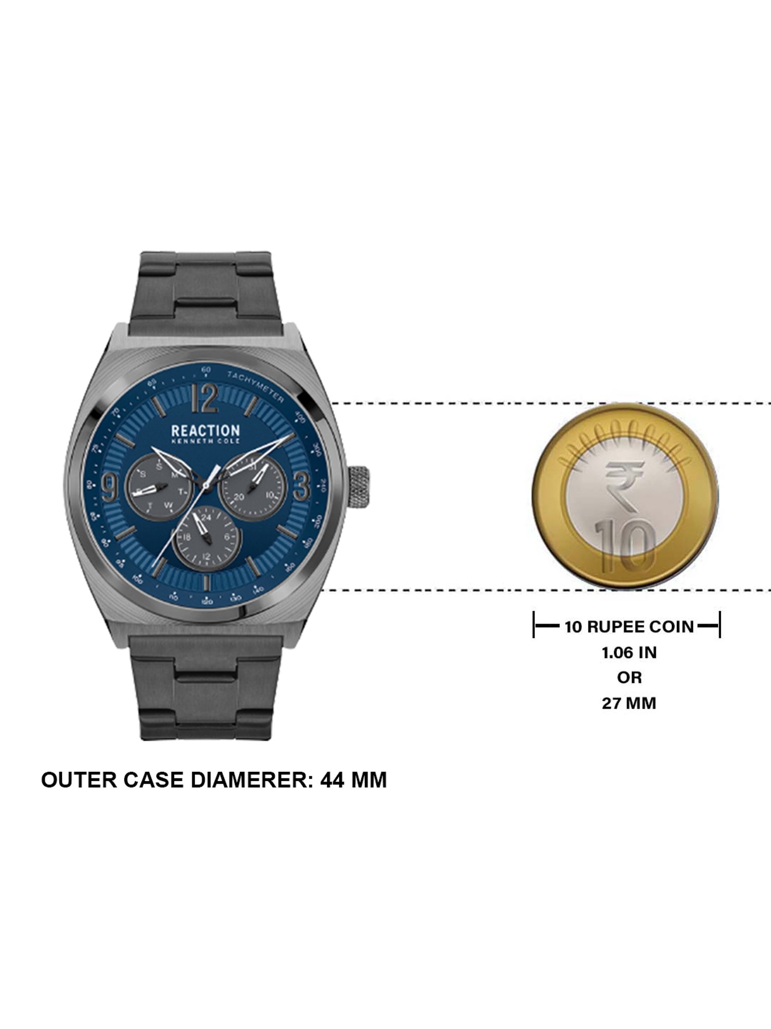 Reaction Kenneth Cole KRWGK2192403 Carl Multifunction Watch for Men