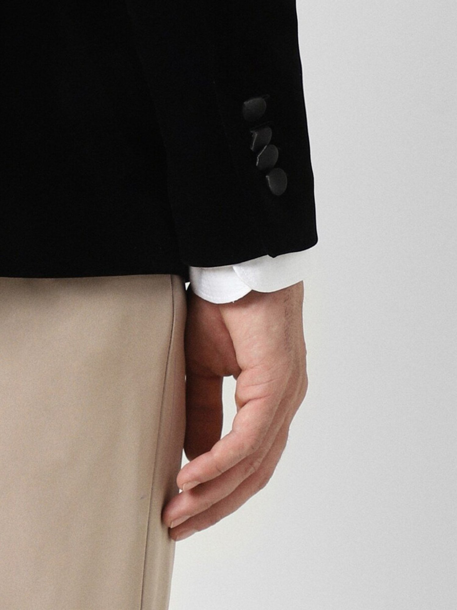 Peter England Black Slim Fit Blazer