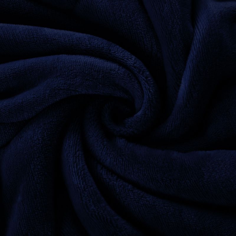 1 Pc Queen Faux Fur Lambswool Reversible Plaid Pattern Bed Blankets Purple  - PiccoCasa