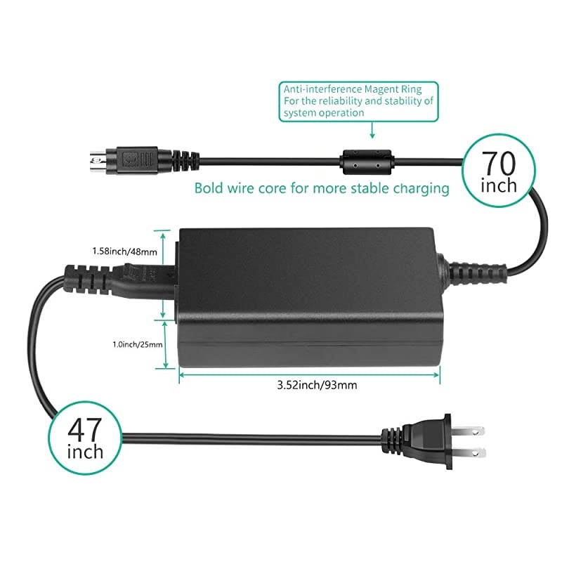 UL Listed 24V Epson C825343 Replacement AC Adapter For Epson PS180 PS170 PS150 PSA242 C32C825343 M159A M159B M235A M129C TMT88II TM Series T88III POS Printer DC Charger Power Supply Cord