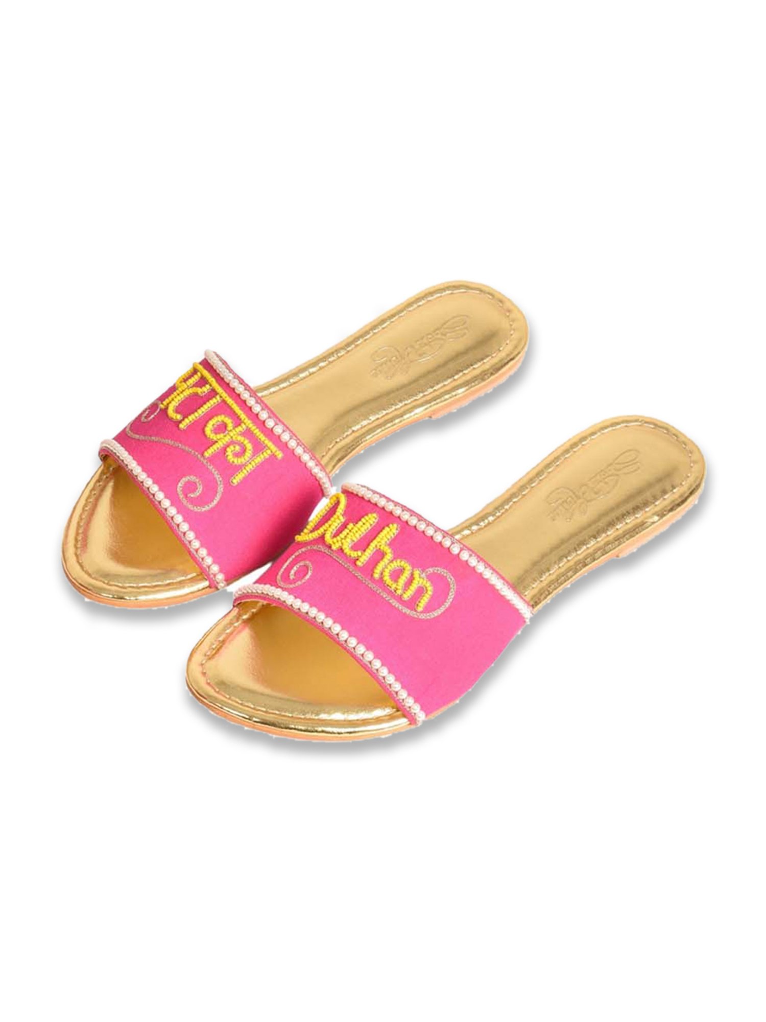 Sole House Women's Pink Ethnic Sandals
