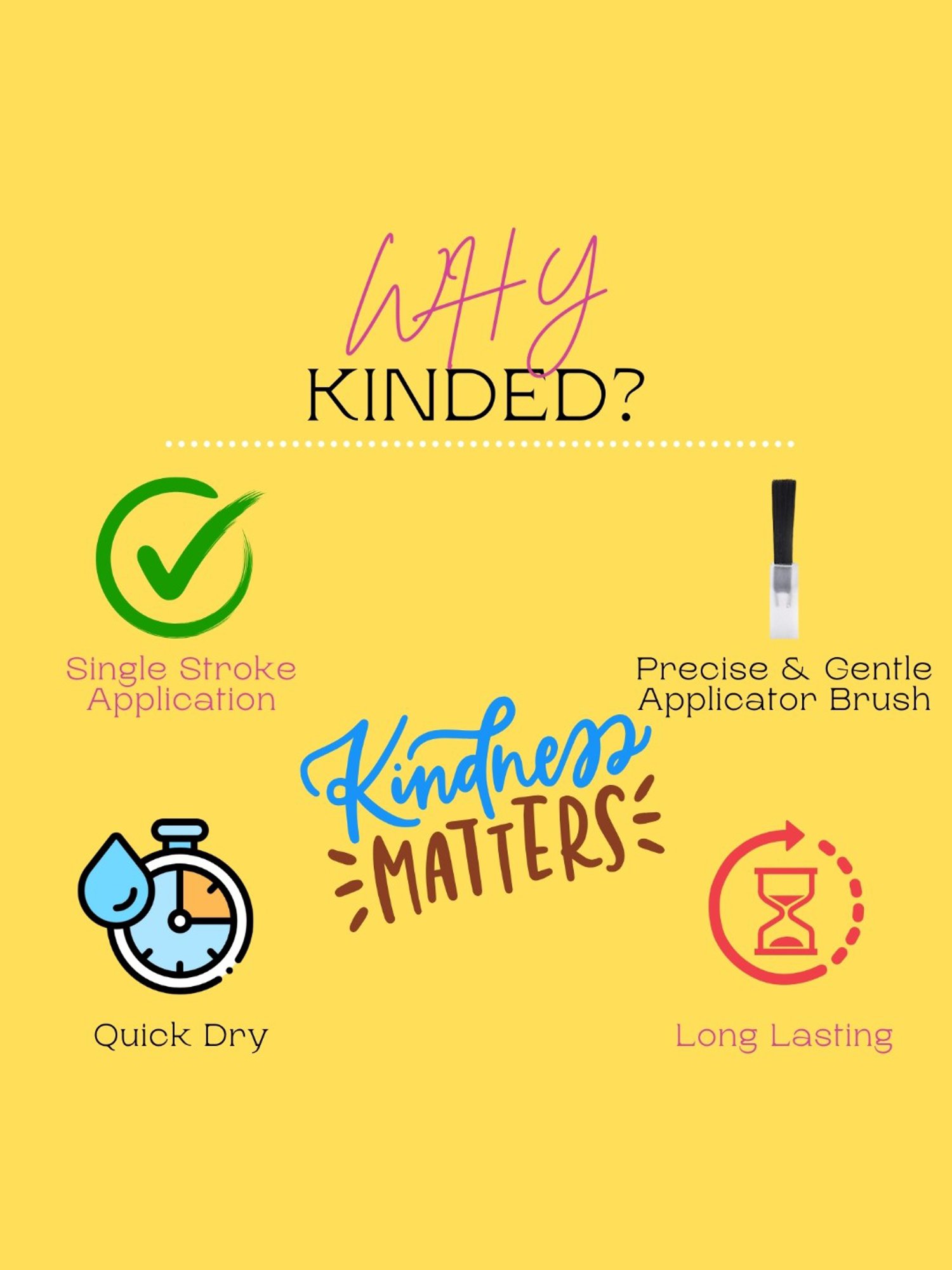 KINDED Metallic Shades Nail Paint - Pack of 5