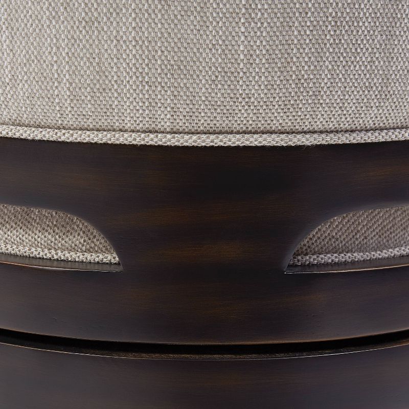 Monae Wood Swivel Counter Height Barstool Aged Black - Hillsdale Furniture