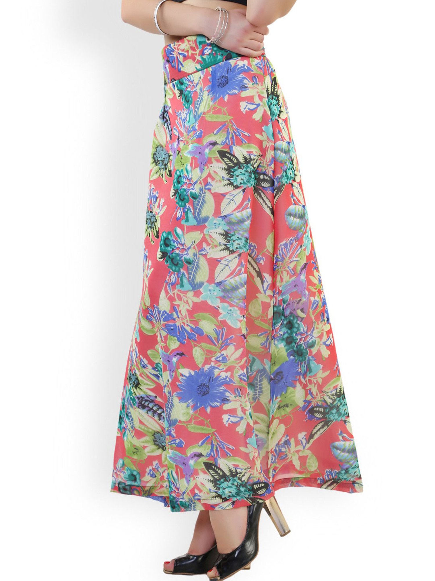 Belle Fille Multicolor Printed Skirt