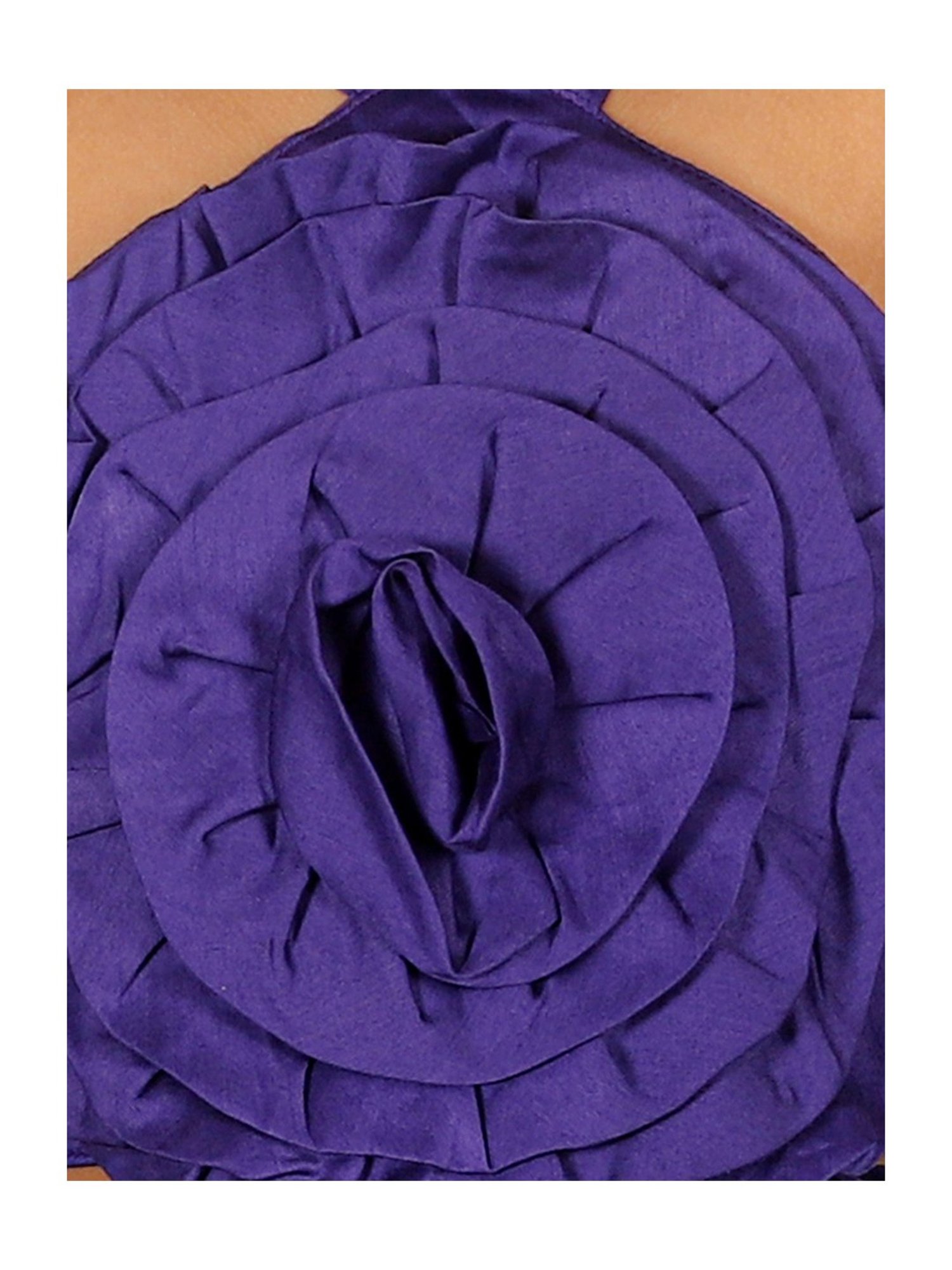 Lil Drama Kids Purple Solid Top with Pants