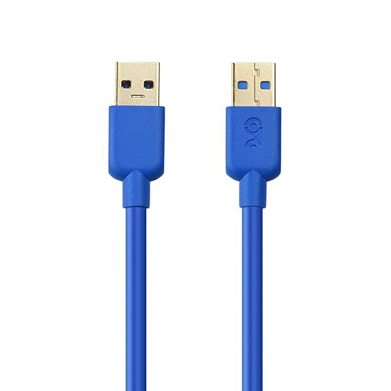 Long USB 3.0 (USB to USB Male to Male) in Blue 15 ft