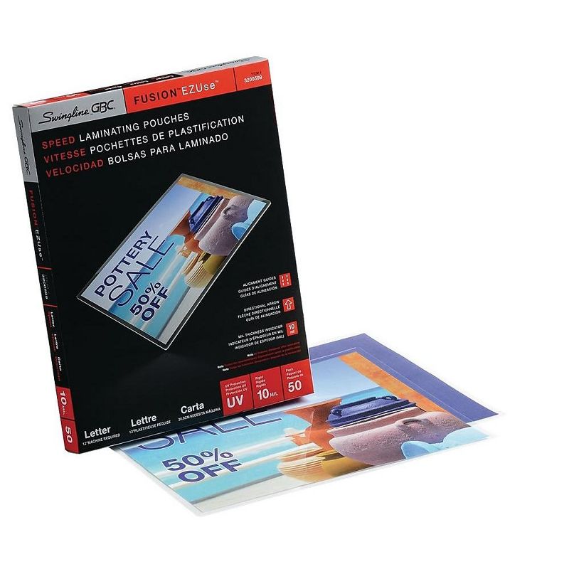 GBC EZUse Thermal Pouches Letter 50/Box (3200599) 558338