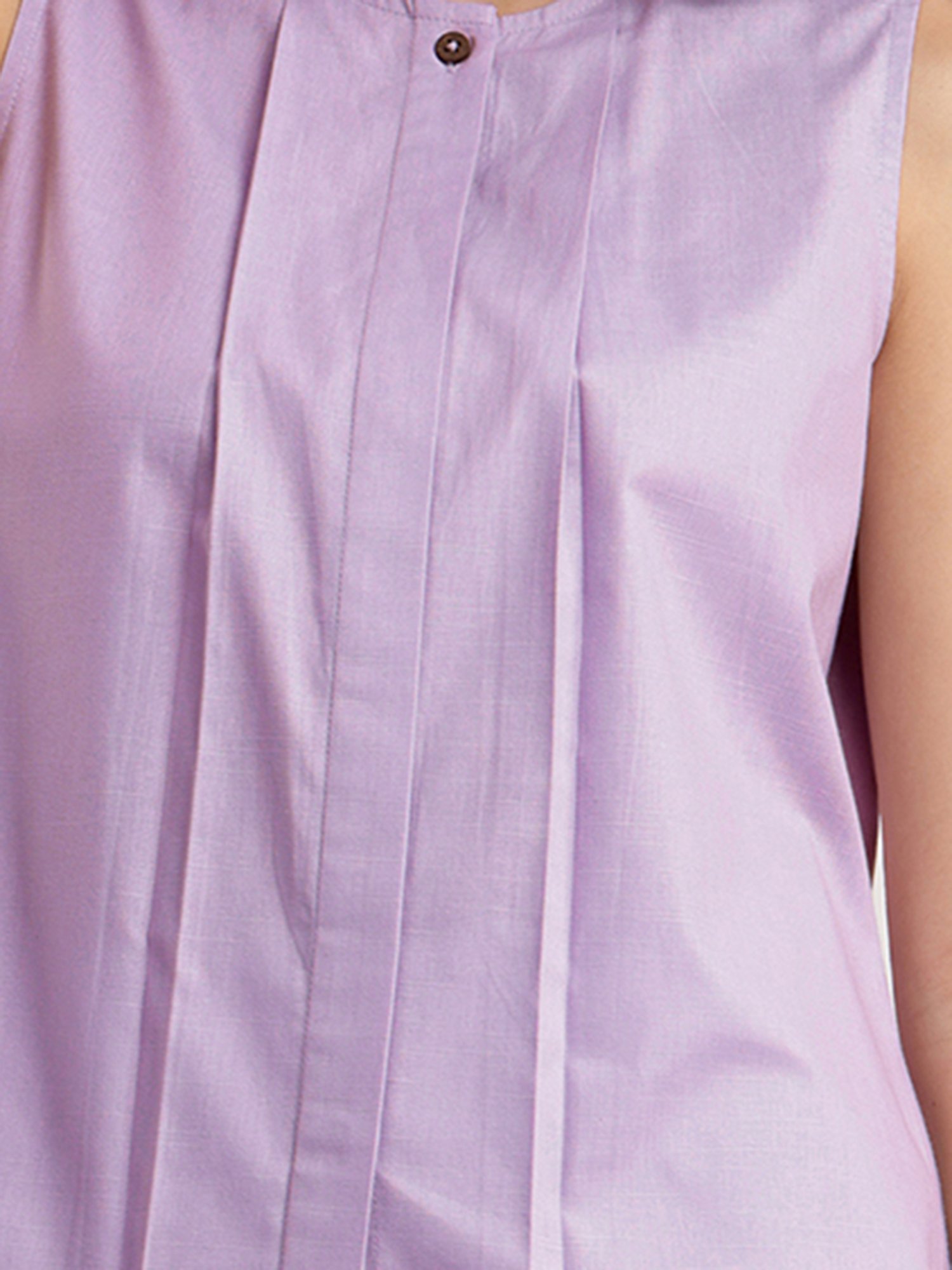 Fablestreet Lilac Linen Relaxed Fit Top