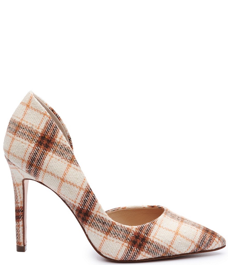 Jessica Simpson Prizma8 Plaid d'Orsay Pumps
