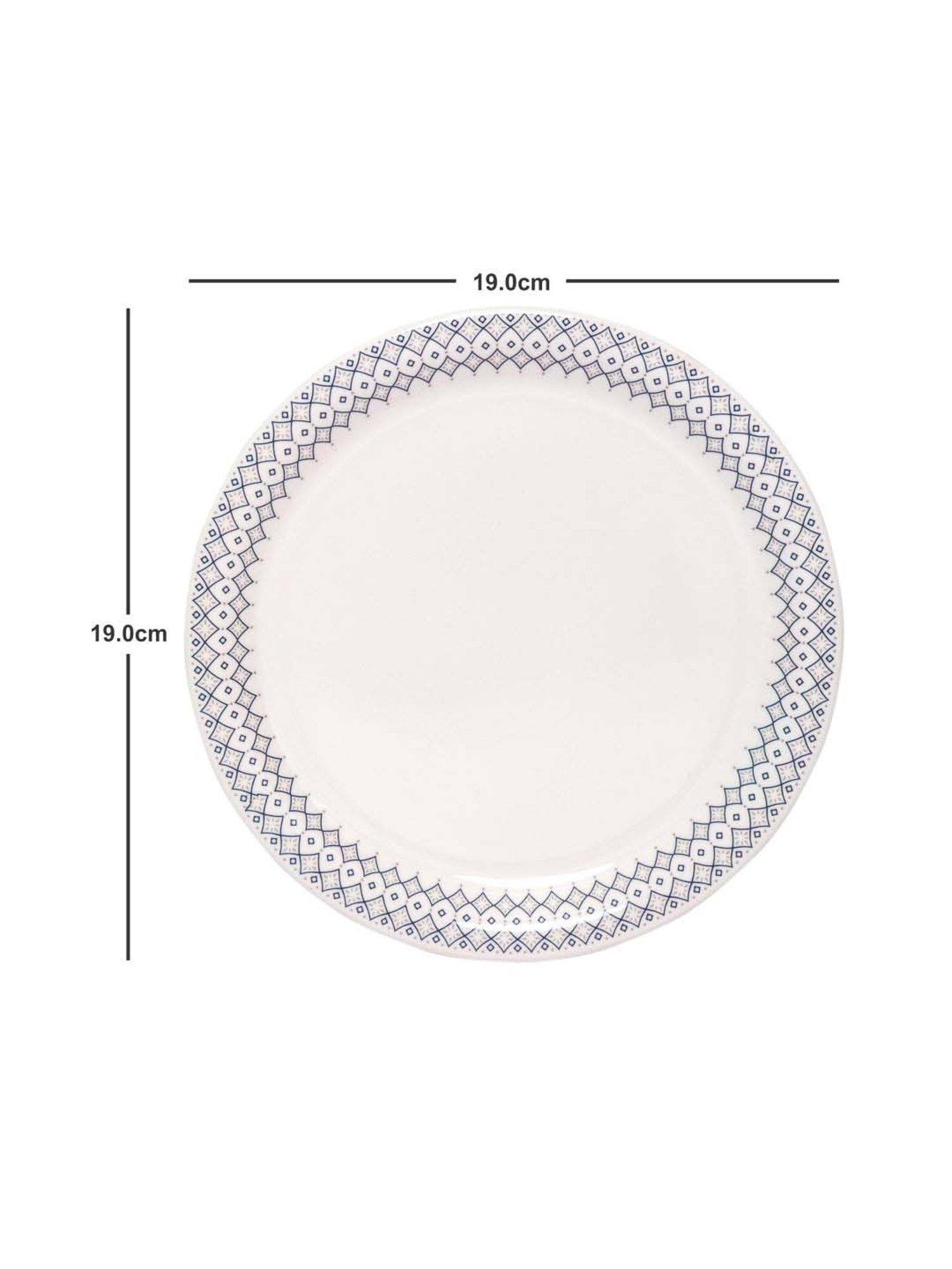 Servewell Shalimar Melamine 19 cm Side Plate - Set of 6