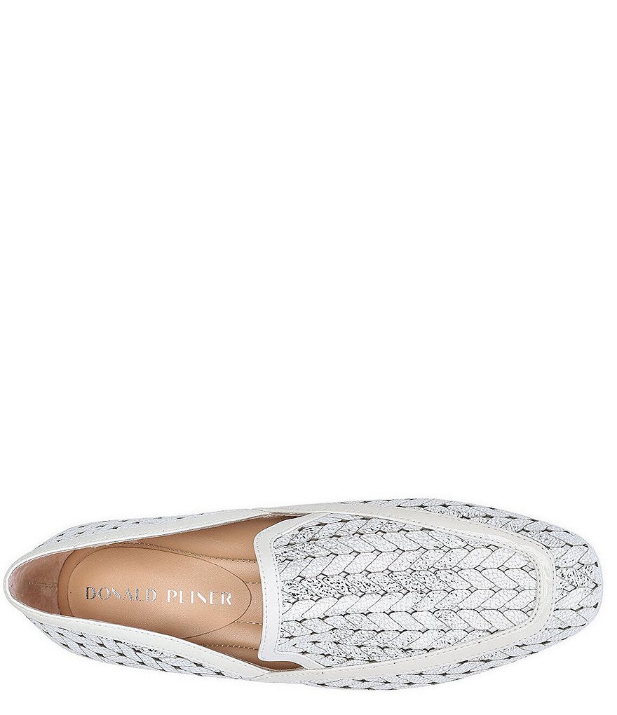 Donald Pliner Rezza Leather Laser Cut Loafers