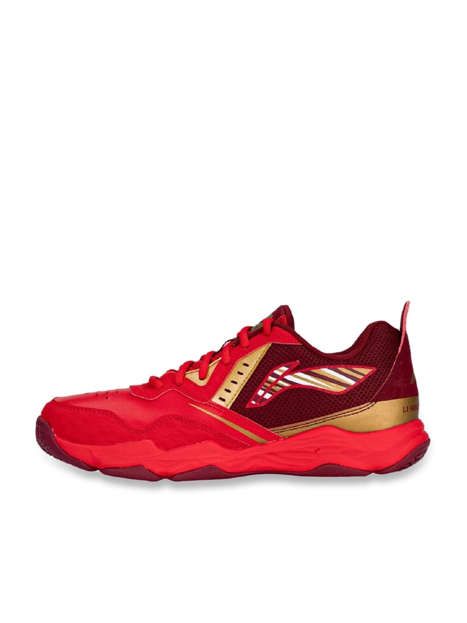 Li-Ning Men's RANGER LITE SE II Fiery Red Indoor Court Shoes