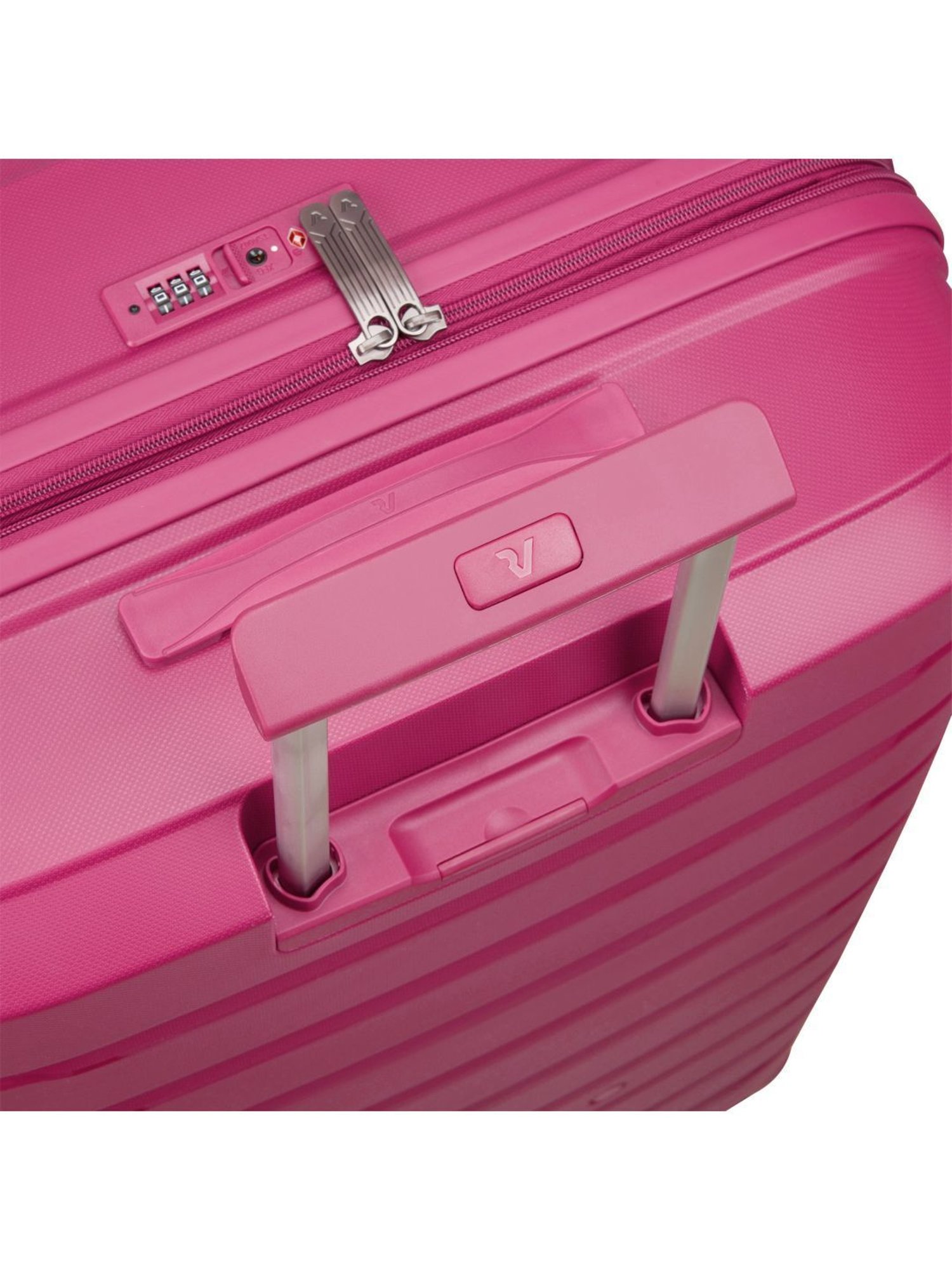 Roncato Butterfly Magenta Textured Hard Large Trolley Bag -30 cm