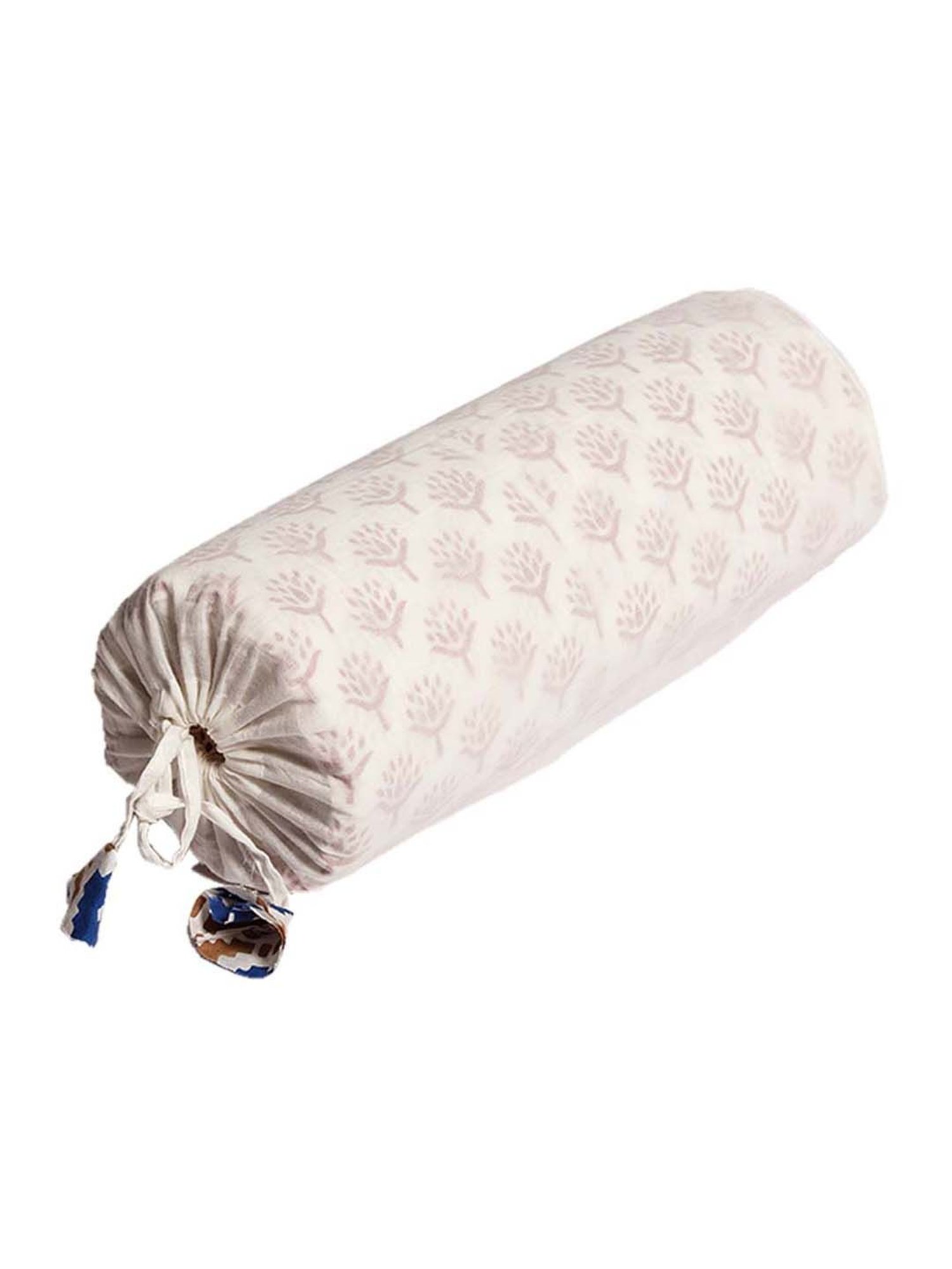 Fanusta Manzhar Off White & Green 200 TC Hand Block Printed Bed Sheet Set