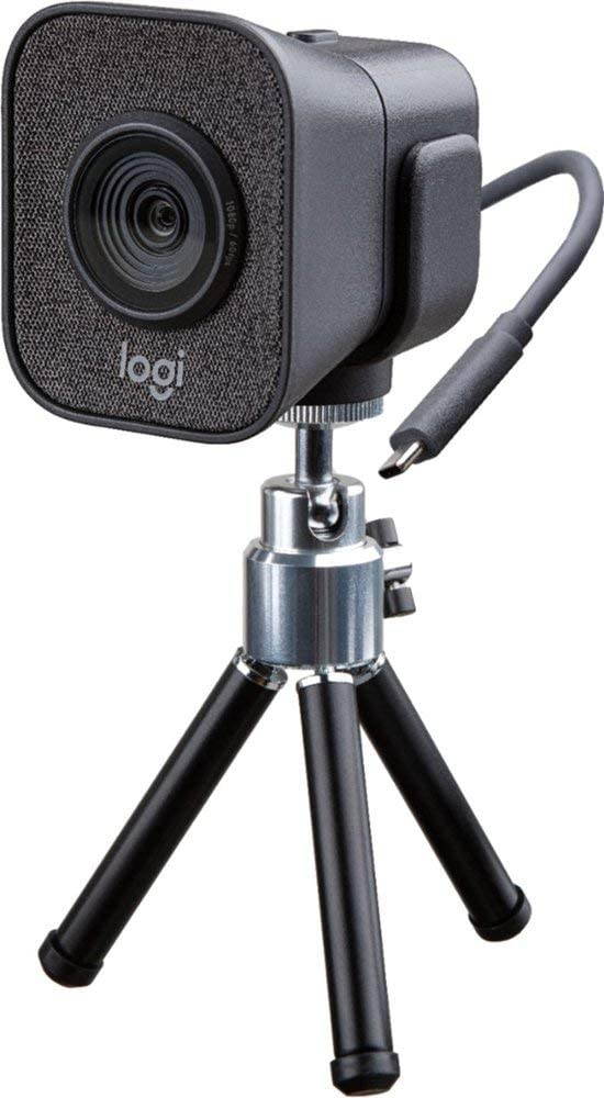Logitech StreamCam, 1080P HD 60fps Streaming Webcam with USB-C and Built-in Microphone (In Hand)